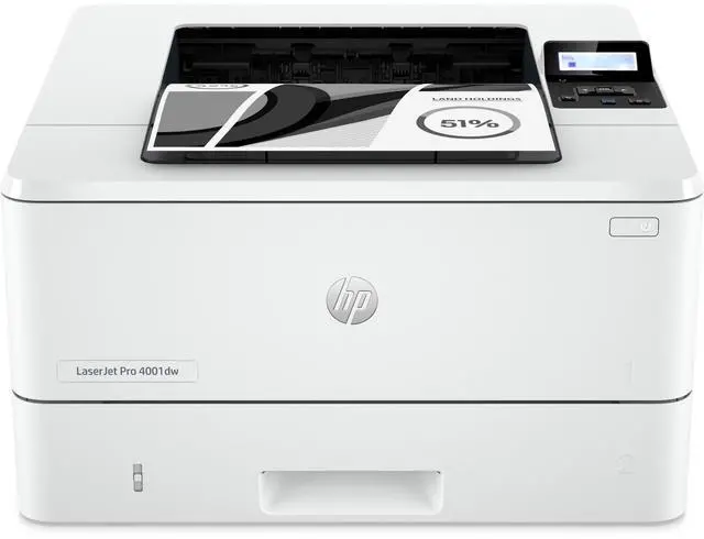 Alt view image 2 of 20 - HP LaserJet Pro 4001dw Laser Printer, Black And White Mobile Print Up to 80,000