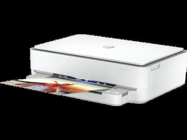 Alt view image 5 of 6 - HP ENVY 6055e  All-in-One Printer w/ bonus 6 months Instant Ink through HP+