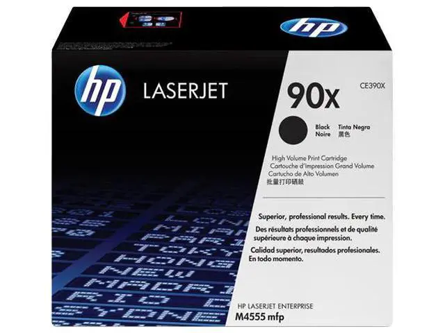 Main image of HP 90X High Yield Black Original LaserJet Toner Cartridge, ~24,000 pages, CE390X