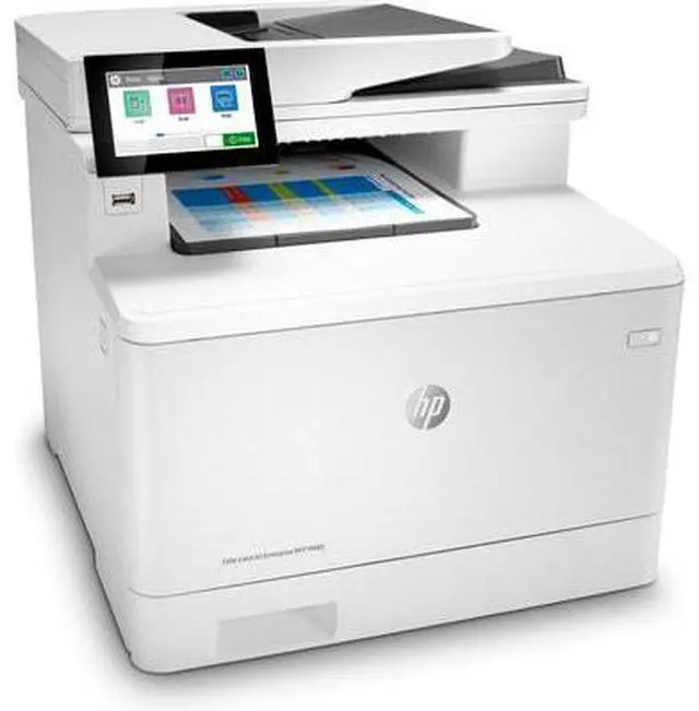Alt view image 6 of 11 - HP LaserJet M480f Laser Multifunction Color Printer 3QA55A