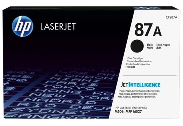 Main image of HP 87A Black Original LaserJet Toner Cartridge, ~8,550 pages, CF287A