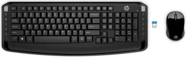 Alt view image 13 of 13 - HP Wireless Keyboard and Mouse 300