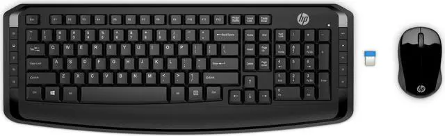 Alt view image 11 of 13 - HP Wireless Keyboard and Mouse 300
