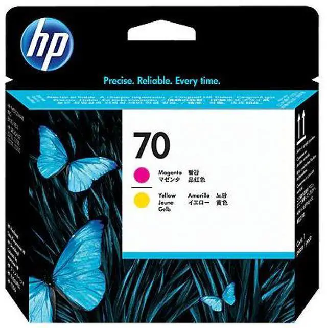 Main image of HP 70 Magenta and Yellow DesignJet Printhead, C9406A