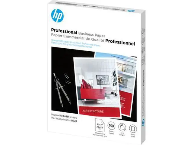 Alt view image 2 of 7 - HP Professional Business Paper, Glossy, 52 lb, 8.5 x 11 in. (216 x 279 mm), 150