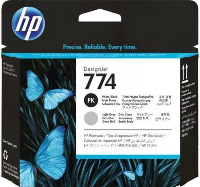 Alt view image 16 of 16 - HP 774 Photo Black/Light Gray DesignJet Printhead, P2W00A