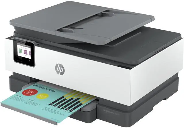 Alt view image 3 of 7 - HP OfficeJet 8035e Pro All-in-One Wireless Certified Refurbished Printer