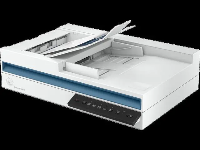 Alt view image 5 of 8 - HP 20G05A#BGJ 24-bit (external), 48-bit (internal) CIS Up to 600 x 600 dpi (color and mono, ADF); Up to 1200 x 1200 dpi (color and mono, flatbed) ScanJet Pro 2600 f1 Scanner