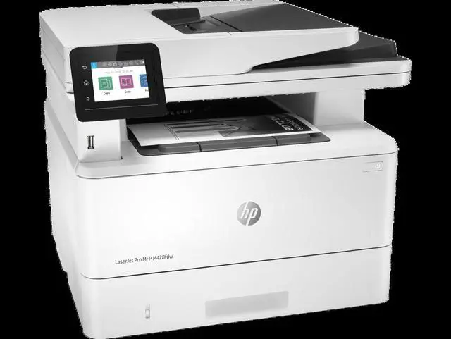Alt view image 12 of 15 - HP LaserJet Pro Multifunction M428fdw Wireless Laser Printer, 40ppm, Print, Scan, Copy, Fax (W1A30A) , White