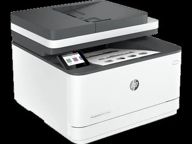 Alt view image 5 of 13 - HP LaserJet Pro MFP 3101fdw Laser Printer, Black And White Mobile Print, Copy,