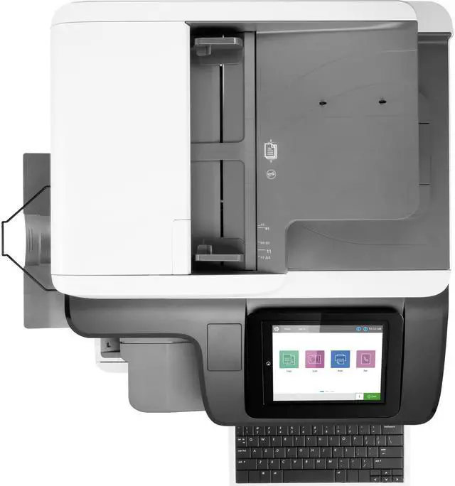 Alt view image 10 of 12 - HP Color LaserJet Enterprise Flow MFP M776zs MFP Up to 45 ppm 1200 x 1200 dpi Color Print Quality Color Wireless 802.11n/BLE Laser Printer