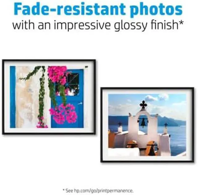 Alt view image 6 of 15 - HP Advanced Photo Paper, Glossy, 65 lb, 8 x 10 in., 203 x 254 mm, 25 sheets