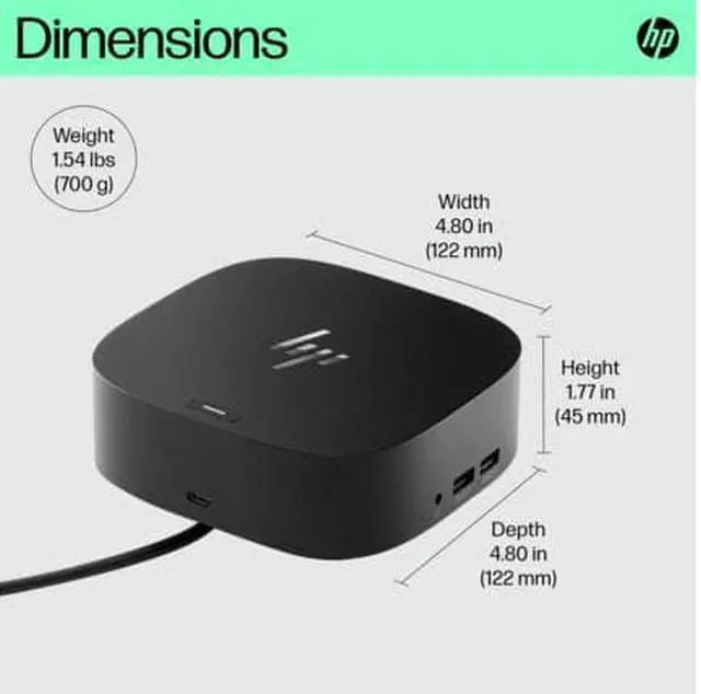 Alt view image 7 of 7 - HP USB-C G5 Essential Dock