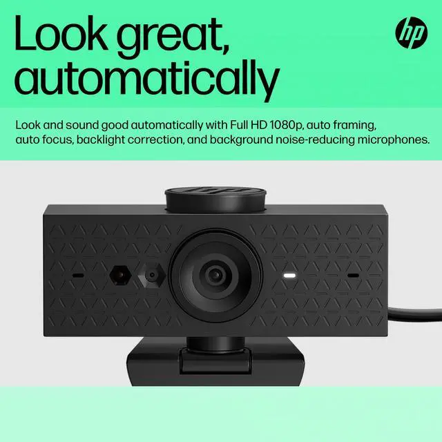 Alt view image 6 of 16 - HP 625 Webcam 4 Megapixel 60 fps USB Type A 6Y7L1AAABL