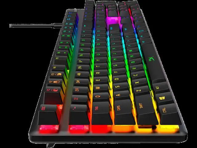 Alt view image 19 of 20 - HyperX Alloy Origins - Mechanical Gaming Keyboard - HX Red - US Layout
