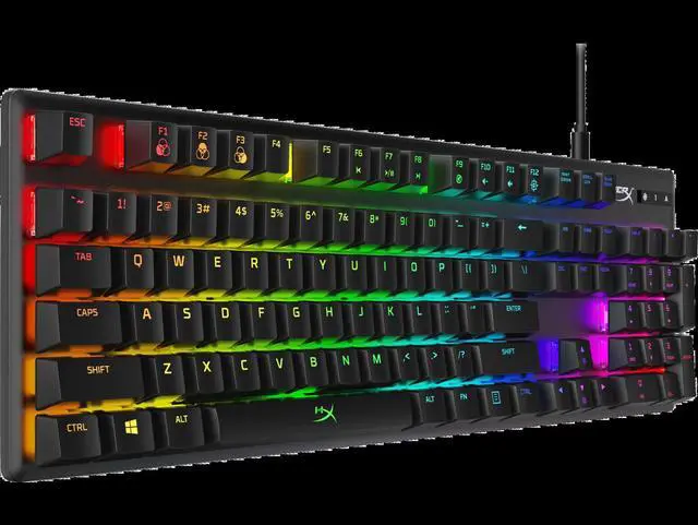 Alt view image 18 of 20 - HyperX Alloy Origins - Mechanical Gaming Keyboard - HX Red - US Layout