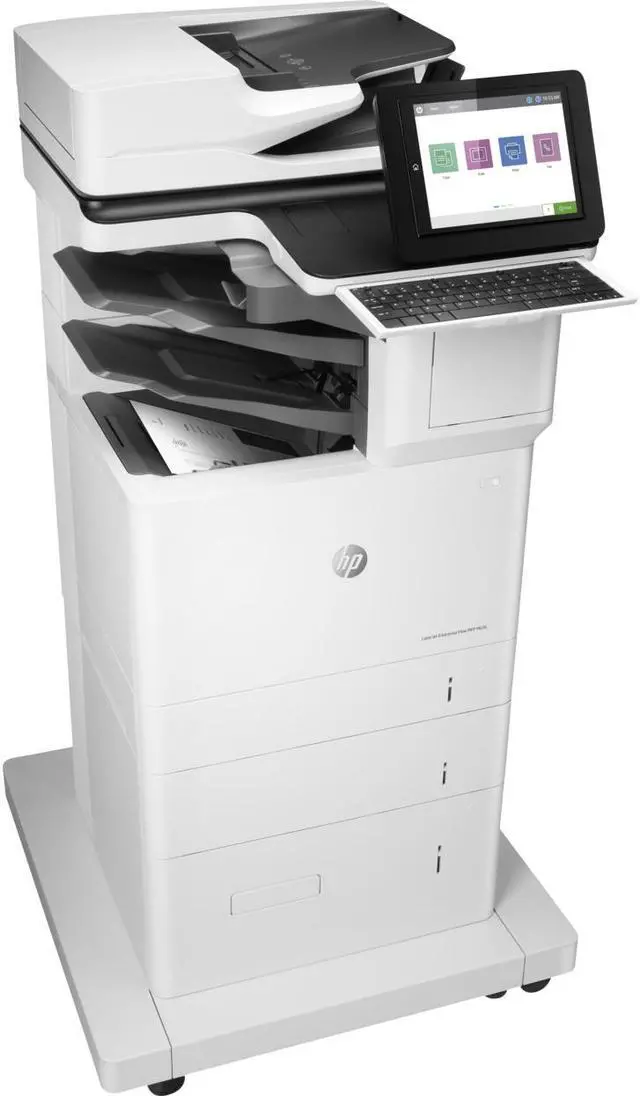 Alt view image 8 of 11 - HP USB, Wireless, Network Ready BK & WE Laser All-in-One Printer 7PT01A#BGJ