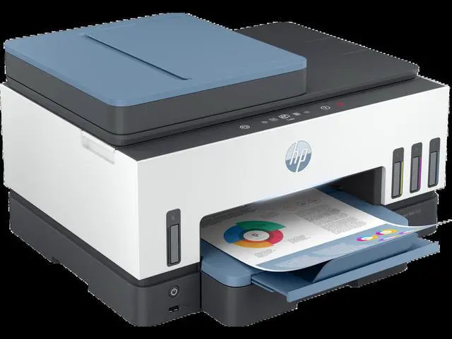 Alt view image 6 of 16 - HP Smart Tank 6001 All-in-One InkJet Printer, Color Mobile Print, Scan, Copy