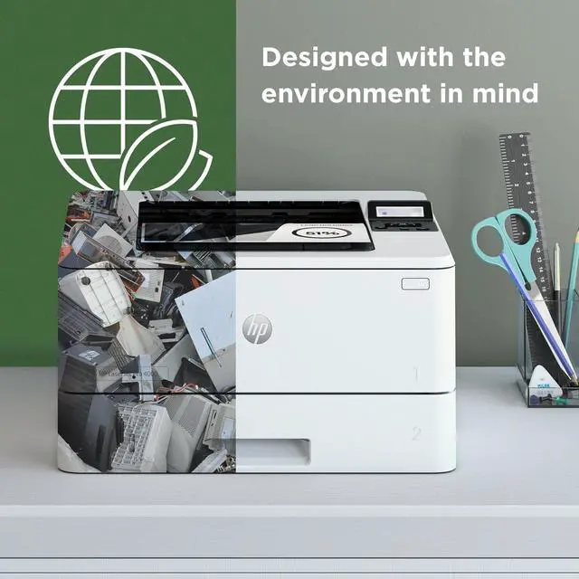 Alt view image 5 of 12 - HP LaserJet Pro 4001dn Laser Printer, Black And White Mobile Print Up to 80,000