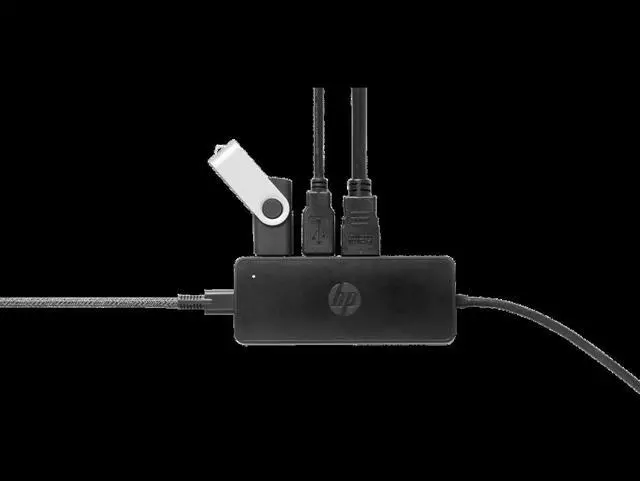 Alt view image 3 of 5 - HP USB-C Travel Hub G2
