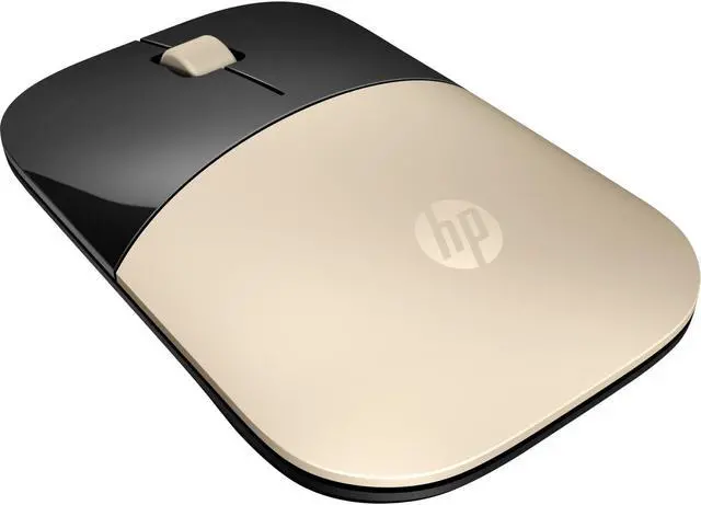 Alt view image 8 of 15 - HP Z3700 2.4GHz Wireless Mouse Gold/Black (X7Q43AA#ABL)