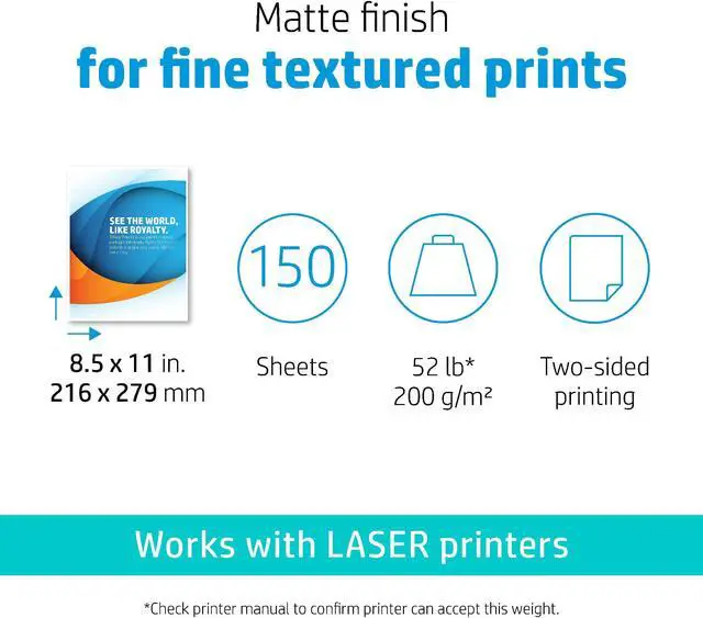 Alt view image 19 of 20 - HP Professional Business Matte Brochure Paper 4WN05A