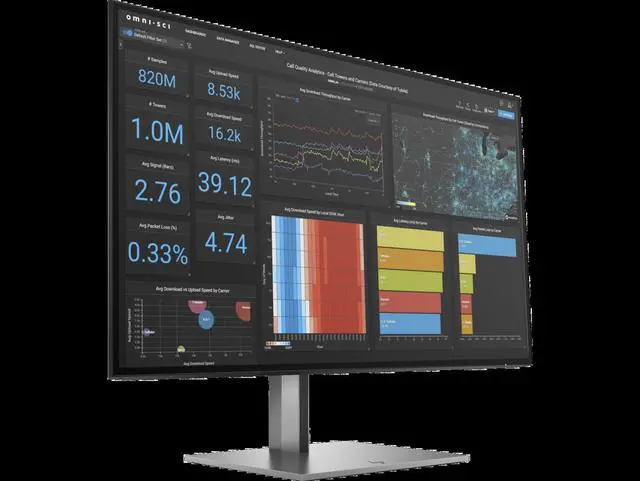 Alt view image 16 of 20 - HP 27" 60 Hz IPS QHD Monitors - LCD Flat Panel 5ms (GTG) HDMI, DisplayPort, USB Flat Panel Z27q