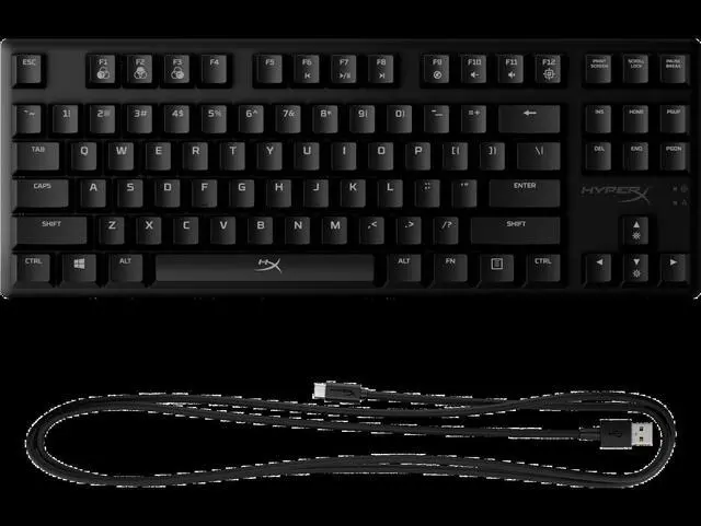 Alt view image 9 of 20 - HyperX 4P5P3AA Alloy Origins Core Mechanical Gaming Keyboard