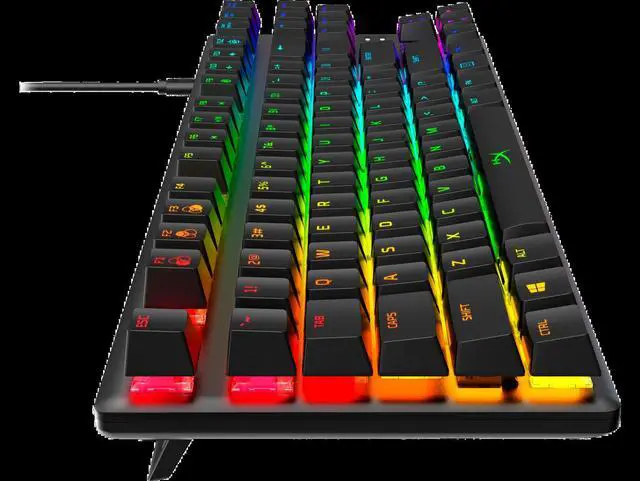 Alt view image 12 of 20 - HyperX 4P5P3AA Alloy Origins Core Mechanical Gaming Keyboard