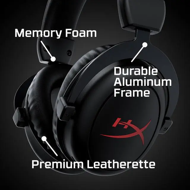 Alt view image 5 of 7 - HyperX Cloud Core - Wireless Gaming Headset (Black)