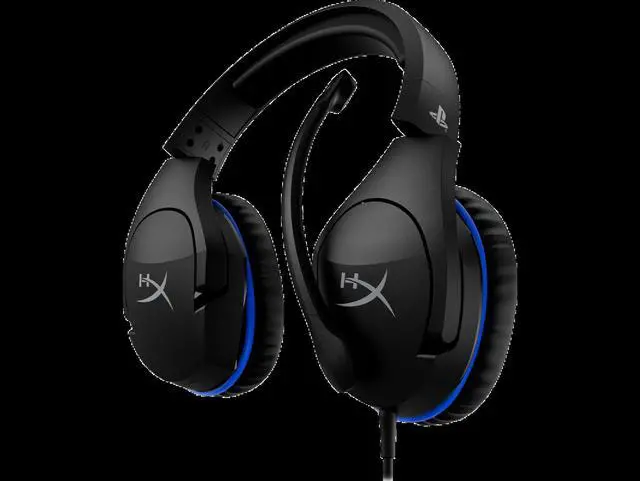 Alt view image 10 of 12 - HyperX Cloud Stinger - Gaming Headset, Official Licensed for PS4 and PS5, Lightweight, Rotating Ear Cups, Memory Foam, Comfort, Durability, Steel Sliders, Swivel-to-Mute Noise-Cancellation Mic
