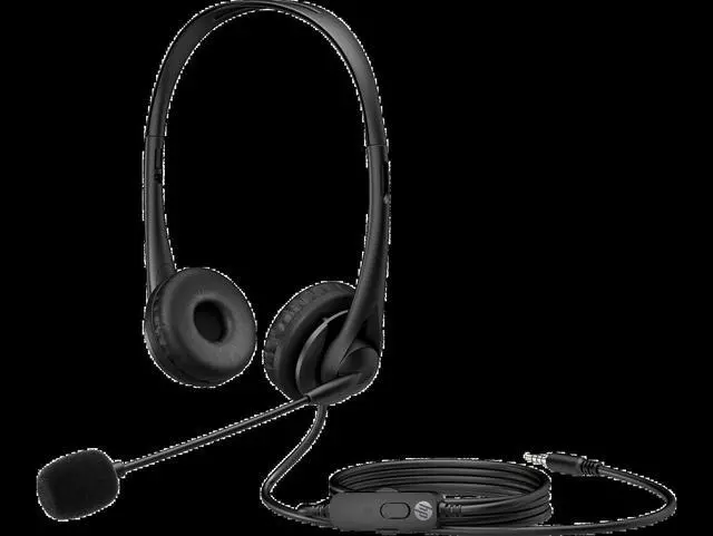 Alt view image 10 of 15 - HP Stereo 3.5mm Headset G2 428K7UT