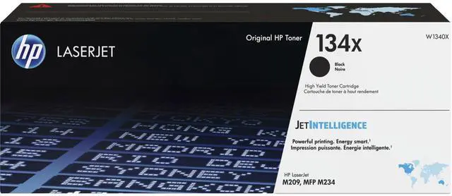 Main image of HP 134X W1340X High-Yield Black Original Laser Toner Cartridge