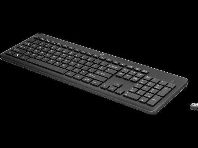 Alt view image 8 of 17 - HP 230 Wireless Keyboard - 2.4GHz Bluetooth with Number Pad Keyboard - 3L1E7AA