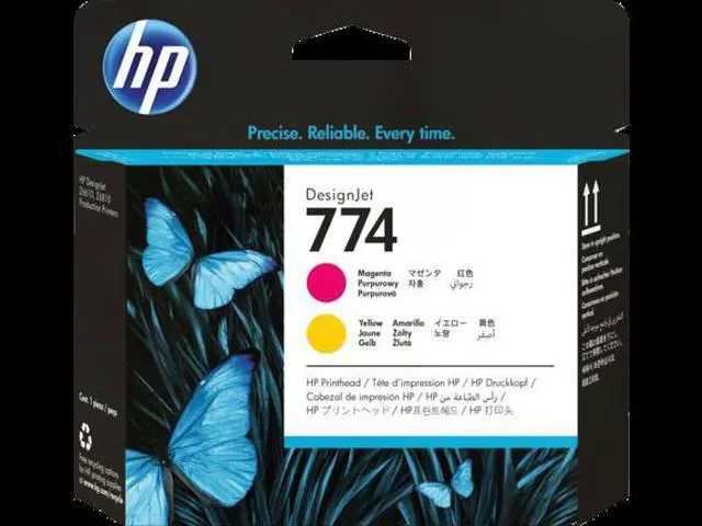 Alt view image 15 of 15 - HP 774 Magenta/Yellow DesignJet Printhead, P2V99A