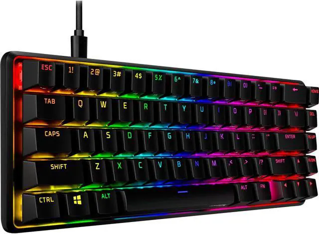 Alt view image 12 of 14 - HyperX Mechanical Gaming Keyboard HX Aqua US Layout 4P5D6AA