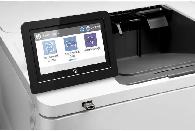 Alt view image 12 of 17 - HP LaserJet Enterprise M612dn Laser Printer, Black And White Mobile Print Up to