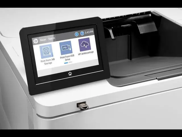 Alt view image 11 of 16 - HP LaserJet Enterprise M611dn Laser Printer, Black And White Mobile Print Up to