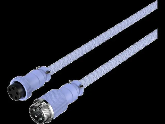 Alt view image 2 of 7 - HyperX USB-C Coiled Cable Light Purple