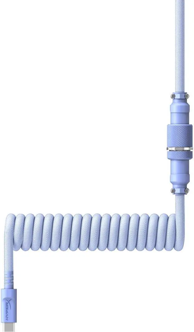 Alt view image 4 of 7 - HyperX USB-C Coiled Cable Light Purple