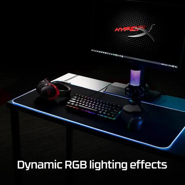 Alt view image 13 of 14 - HyperX Pulsefire Mat - RGB Gaming Mousepad - Cloth (XL)