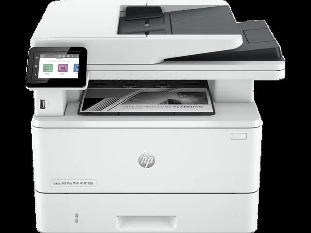 Alt view image 2 of 8 - HP LJ Pro MFP 4101fdn with Fax Certified Refurbished