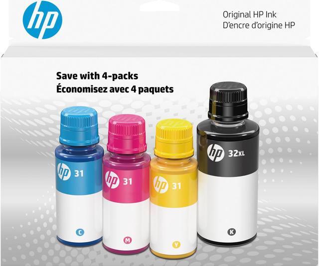 Main image of HP 31 CMY/32XL Black Bottled Ink Cartridge, 7E6X7AN