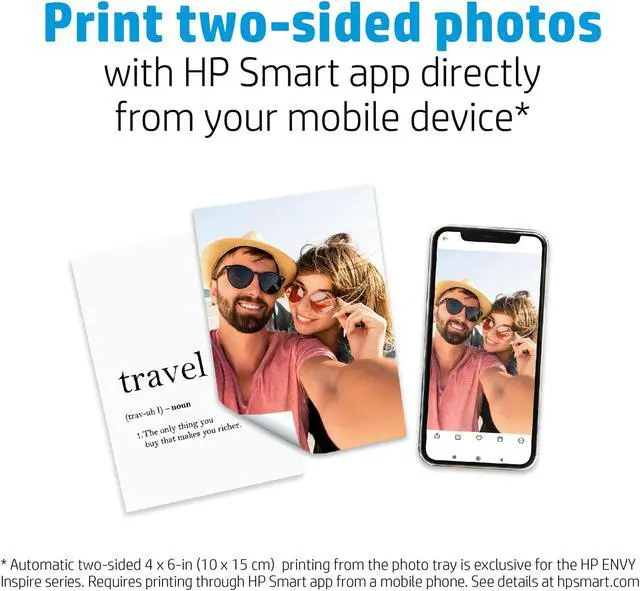 Alt view image 4 of 11 - HP Matte Photo Paper-25 sht/4 x 6 in, 6QH46A