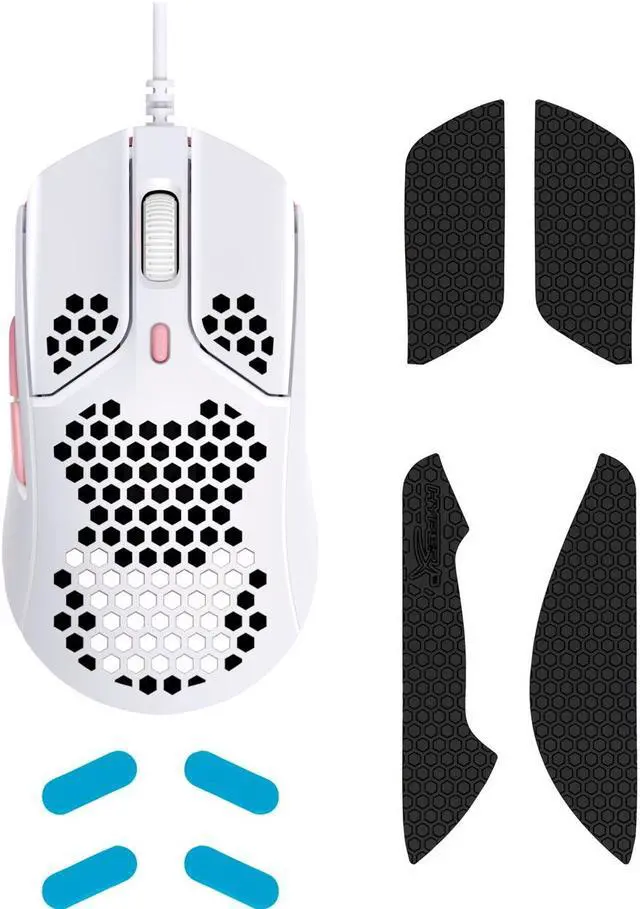 Alt view image 7 of 12 - HyperX - Pulsefire Haste Wired Optical Gaming Mouse with RGB Lighting - White and pink