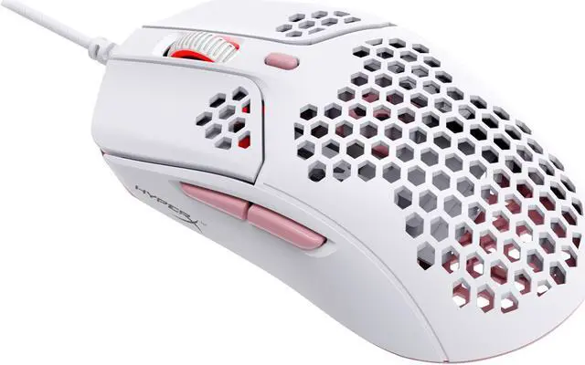 Alt view image 11 of 12 - HyperX - Pulsefire Haste Wired Optical Gaming Mouse with RGB Lighting - White and pink