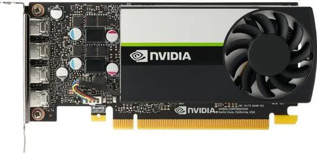 Alt view image 5 of 5 - HP NVIDIA Quadro T1000 4GB GDDR6 PCIe Graphic Card 20X22AT