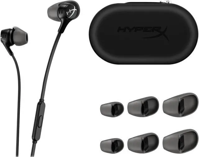 Alt view image 5 of 14 - HyperX Cloud Earbuds II - Gaming Earbuds with Mic - Black