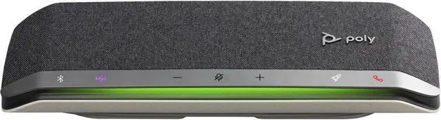 Alt view image 3 of 20 - Poly - Sync 40 Smart Speakerphone (Plantronics) - Flexible Work Spaces - Connect to PC/Mac via Combined USB-A/USB-C Cable and Smartphones via Bluetooth - Works with Teams (Certified), Zoom & More