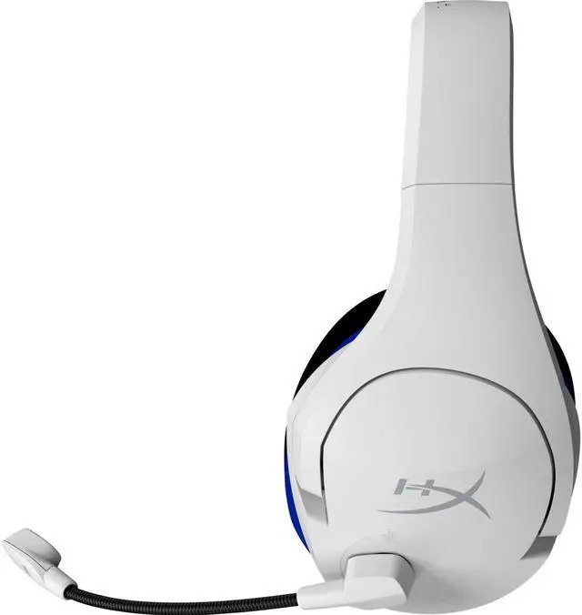 Alt view image 4 of 8 - HyperX Cloud Stinger Core - Wireless Gaming Headset, for PS4, PS5, PC, Lightweight, Durable Steel Sliders, Noise-Cancelling Microphone - White